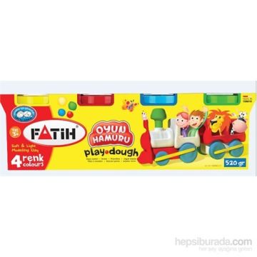 Fatih 4 Renk Oyun Hamuru (4*130=520gr)