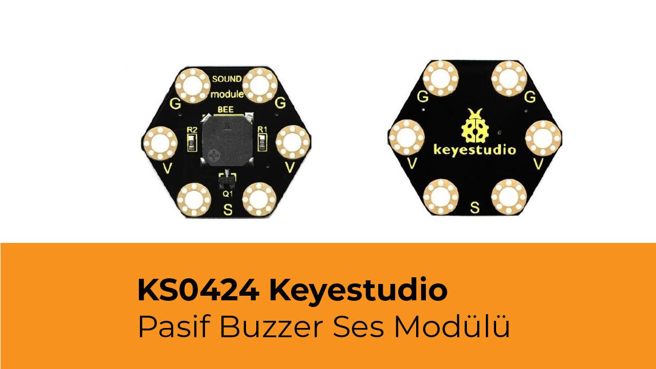 Keyestudio Pasif Buzzer Ses Modülü (BBC Micro Bit İçin)