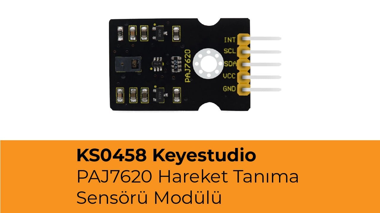 KS0458 Keyestudio PAJ7620 Hareket Tanıma Sensörü Modülü