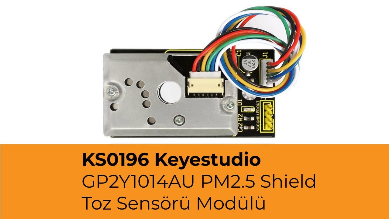 KS0196 Keyestudio GP2Y1014AU PM2.5 Shield Toz Sensörü Modülü