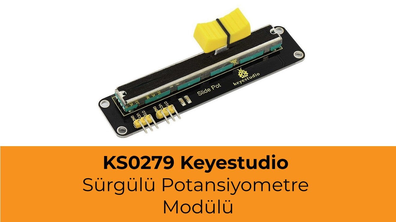 KS0279 Keyestudio Sürgülü Potansiyometre Modülü