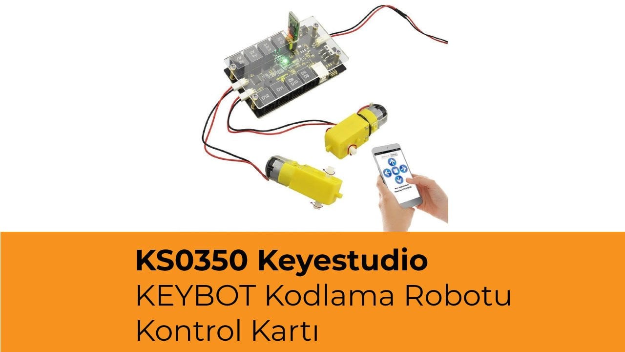 KS0350 Keyestudio KEYBOT Coding - Robot Kontrol Kartı
