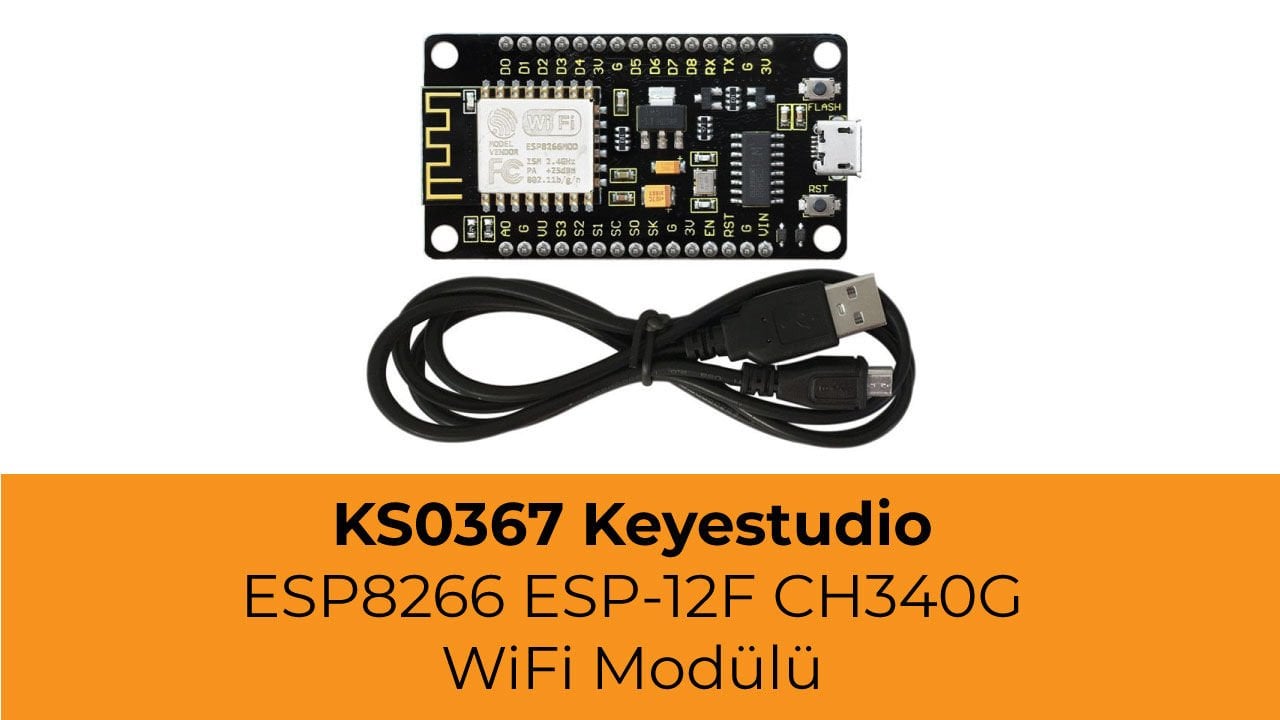 Keyestudio ESP8266 ESP-12F CH340G WiFi Modülü