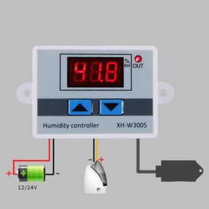 XH-W3005 Dijital Nem Kontrol Cihazı Termostat - 12V 120W