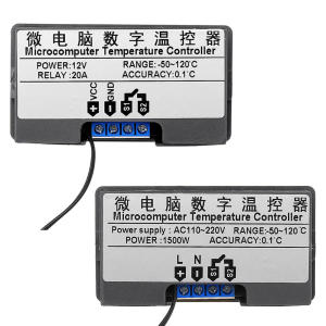 W3230 220V AC Dijital Sıcaklık Kontrol Cihazı LED Ekran Termostat