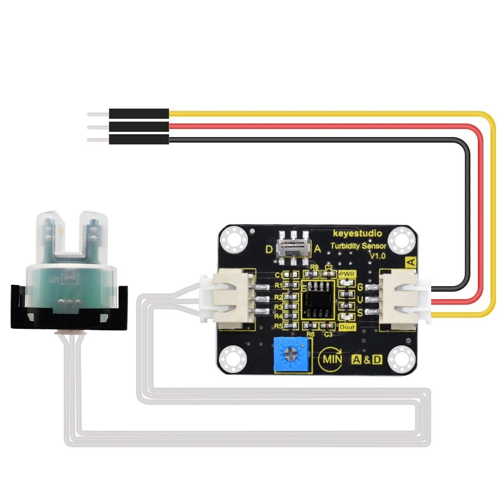 Keyestudio Bulanıklık Sensörü V1.0 Su Testi İçin - Arduino ile Uyumlu