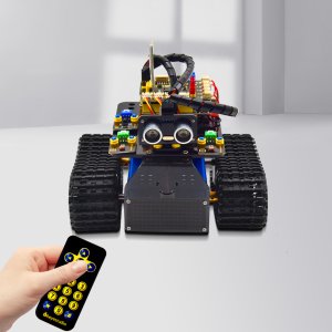 Keyestudio DIY Mini Tank V3.0 - Arduino Robot Araba / STEM için Akıllı Robot Araç Kiti