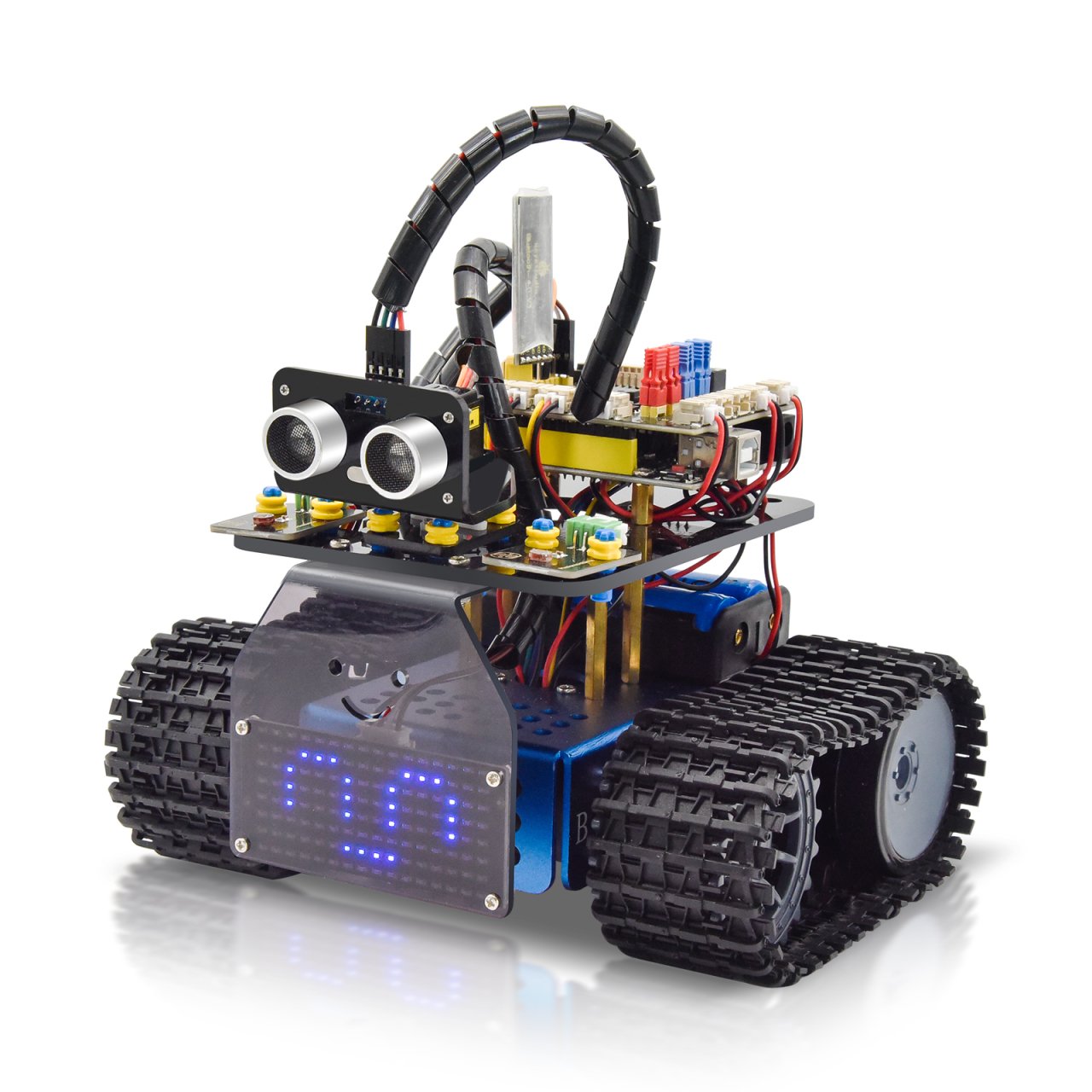 Keyestudio DIY Mini Tank V3.0 - Arduino Robot Araba / STEM için Akıllı Robot Araç Kiti
