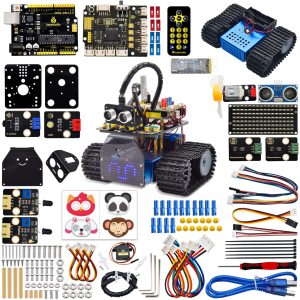 Keyestudio DIY Mini Tank V3.0 - Arduino Robot Araba / STEM için Akıllı Robot Araç Kiti