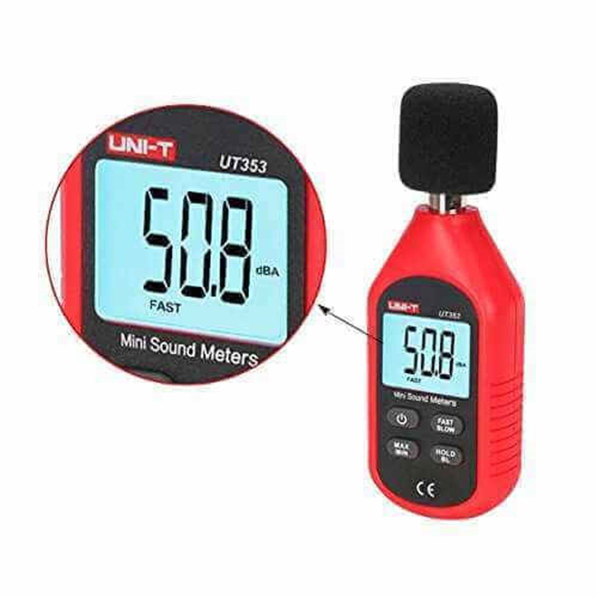 UT-353 Mini Desibelmetre – Ses Seviyesi Ölçüm Cihazı