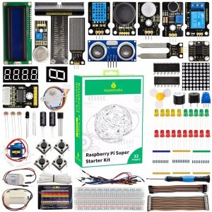 Keyestudio Raspberry Pi 4B Süper Başlangıç Kiti - Python Programlama Kiti