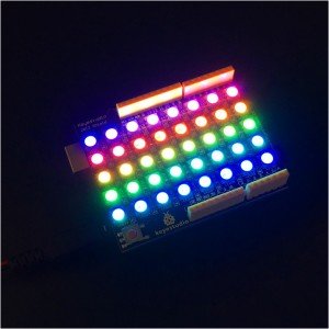 Keyestudio 40 RGB (Kırmızı-Yeşil-Mavi) LED 2812 Pixel Matrix Shield