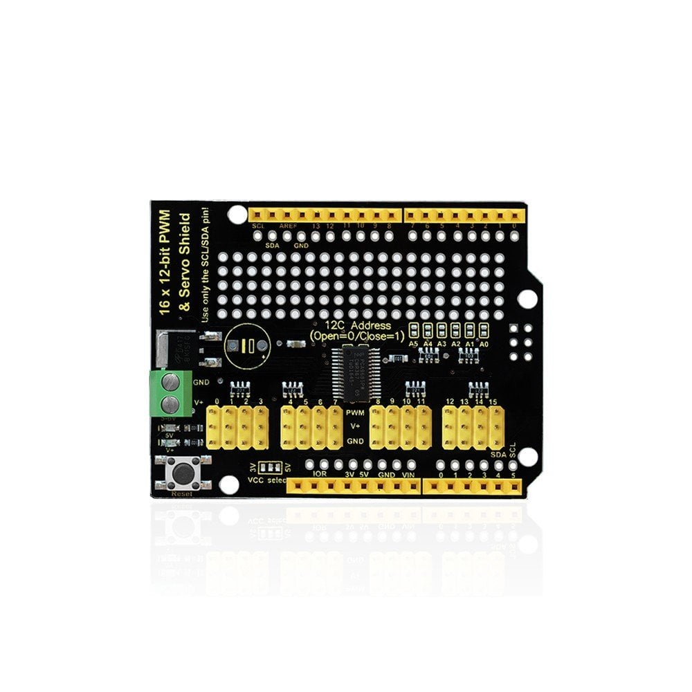 Keyestudio 16 Kanal Servo Motor Sürücü Shield