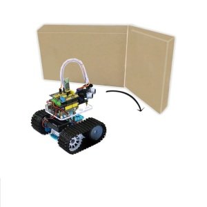 Keyestudio DIY Mini Tank Akıllı Robot Araç Kiti / Arduino Robot Eğitim Programlama için