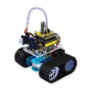 Keyestudio DIY Mini Tank Akıllı Robot Araç Kiti / Arduino Robot Eğitim Programlama için