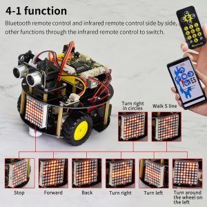 Keyestudio Akıllı Küçük Kaplumbağa Robot V2.0