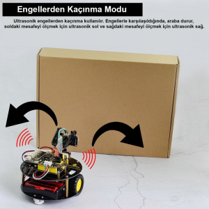 Keyestudio Akıllı Küçük Kaplumbağa Robot V2.0