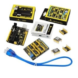 Keyestudio CNC Kit (CNC Shield V3.0 + Uno R3 Uyumlu)