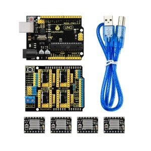 Keyestudio CNC Kit (CNC Shield V3.0 + Uno R3 Uyumlu)