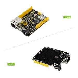 Keyestudio W5500 Ethernet Geliştirme Kartı (POE'siz)