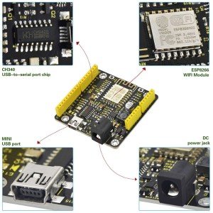 Keyestudio ESP8266 Wi-Fi Geliştirme Kartı