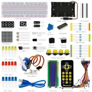 Keyestudio Temel Başlangıç Öğrenme Kiti (UNO Hariç) - Arduino Programlama Eğitimi İçin