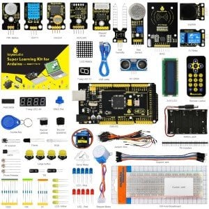 Keyestudio Süper Başlangıç Kiti / Mega 2560 R3 Arduino Eğitim Projesi İçin