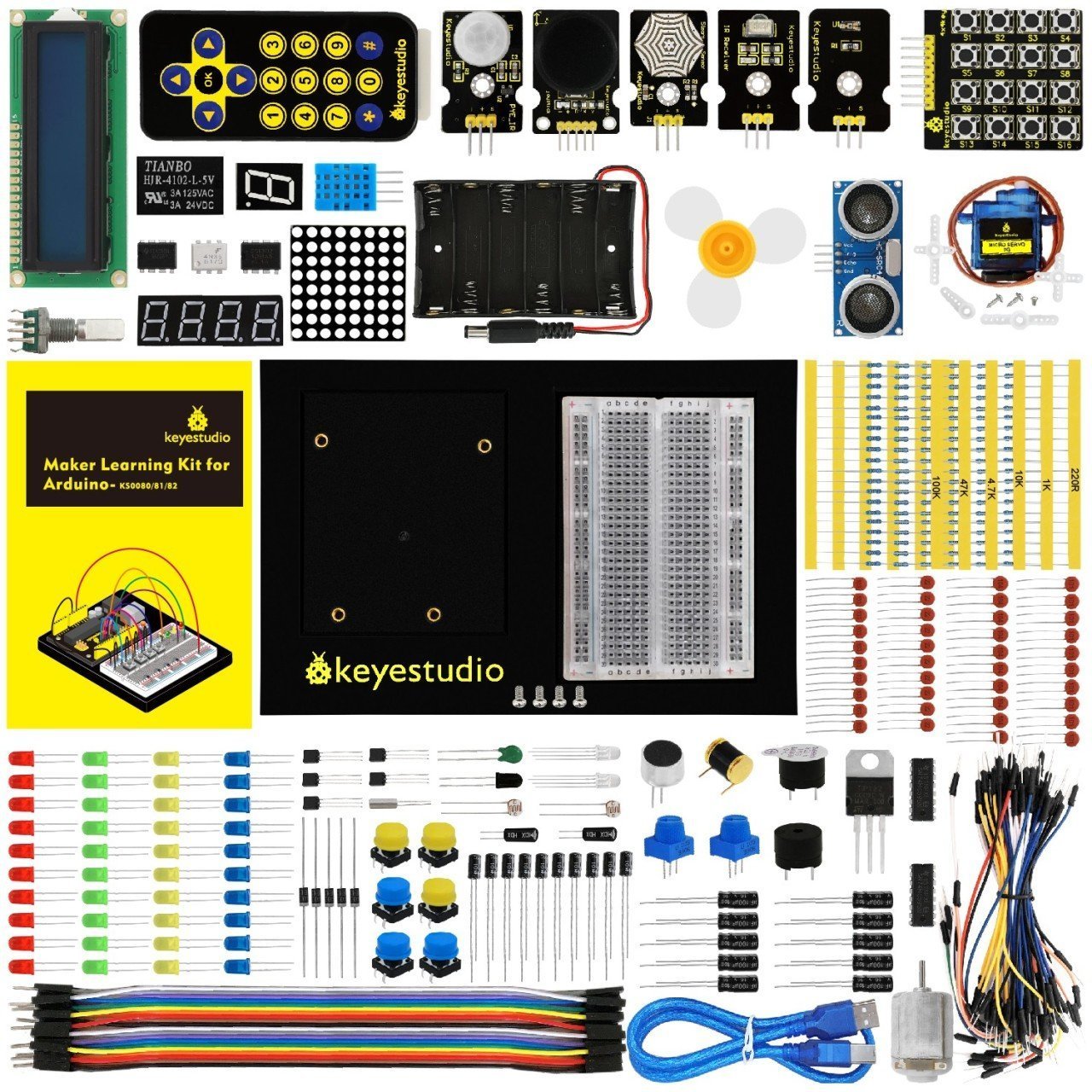 Keyestudio Maker Başlangıç Seti (UNO Hariç)