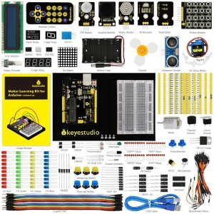 Keyestudio Yeni Başlayan Maker Öğrenme Seti (UNO R3 dahil)