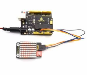 Keyestudio 8*8 LED Nokta Matrisi Modülü (Adres Seçimi) - Arduino için