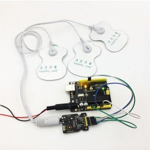 Keyestudio AD8232 EKG Ölçüm Kalp Monitörü Sensör Modülü / UNO R3 İçin