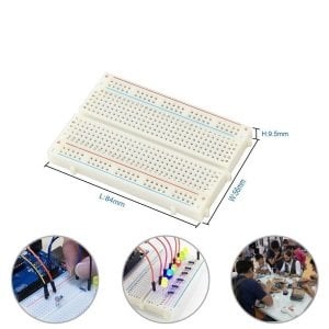 Keyestudio 400 Pin Bağlantı Noktaları Lehimsiz Breadboard (3 Adet)