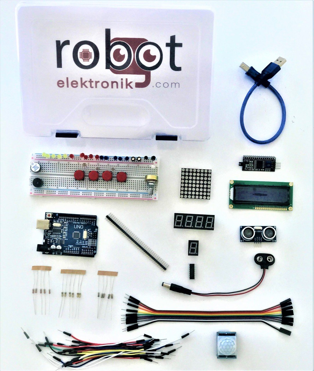 Arduino Uno R3 Süper Öğrenme Başlangıç Seti Tip6 (Klon)