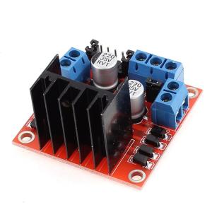 L298N Voltaj Regulatörlü Çift Motor Sürücü Kartı
