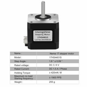 17HS4401S Nema17 Step Motor 3D Yazıcı 48mm