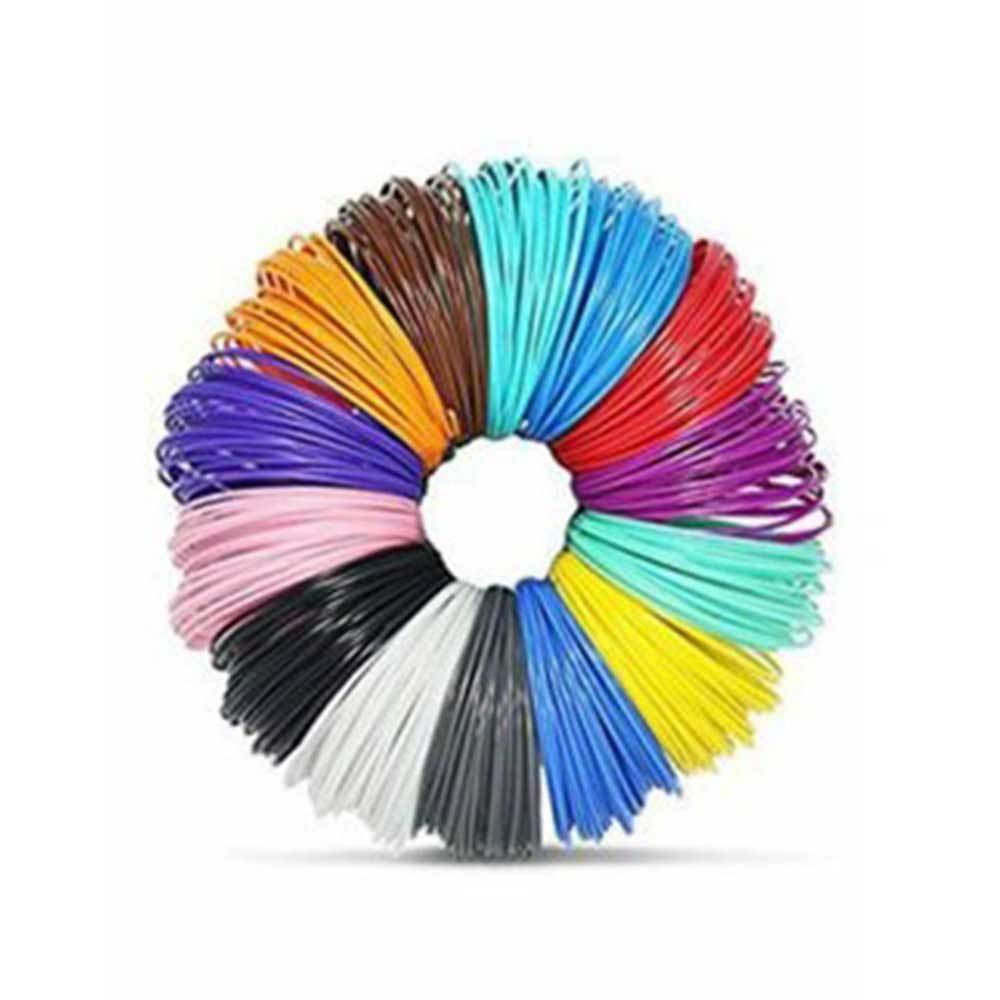 5 Renk - 10 Metre PLA Filament 3D KALEM 3D Yazıcı Uyumlu Vakumlu