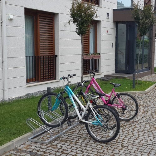3'LÜ GÜÇLÜ GALVANİZLİ BİSİKLET PARKI