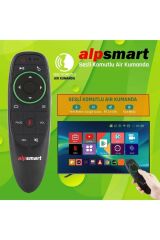 Alpsmart 4K 4 GB Ram 64 GB Hafıza Sesli Akıllı kumandalı Ethernet girişli wifi+HDMI ip Tv Box