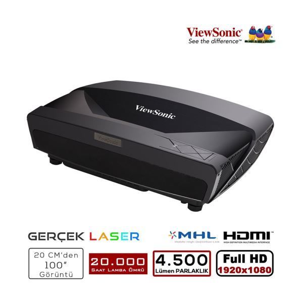 ViewSonic LS830 4500 ANSI lümen 1920x1080 Full HD Kısa Mesafe Lazer Projeksiyon