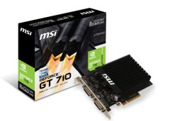 MSI VGA GT 710 2GD3H H2D GT710 2GB DDR3 64b DX12 PCIE 3.0 x16 (2xDVI 1xHDMI)