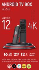 Alpsmart Androıd  4K 16 GB Hafıza 2gb ram android 12 Tv Box