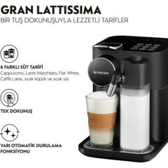 Nespresso F541 Gran Latissima Süt Çözümlü Kahve Makinesi,Siyah(OUTLET)