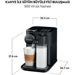 Nespresso F541 Gran Latissima Süt Çözümlü Kahve Makinesi,Siyah(OUTLET)