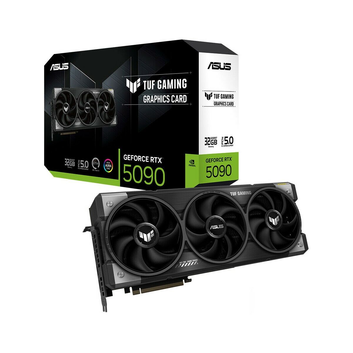 ASUS -TUF-RTX5090-O32G-GAMING-NVIDIA-GEFORCE-RTX 5090-32GB GDDR7-512BIT--OC-2XHDMI-3XDP-RGB-DLSS4 Ekran Kartı