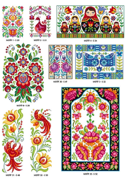 KANAVİÇE FOLK ART ÇİÇEKLER