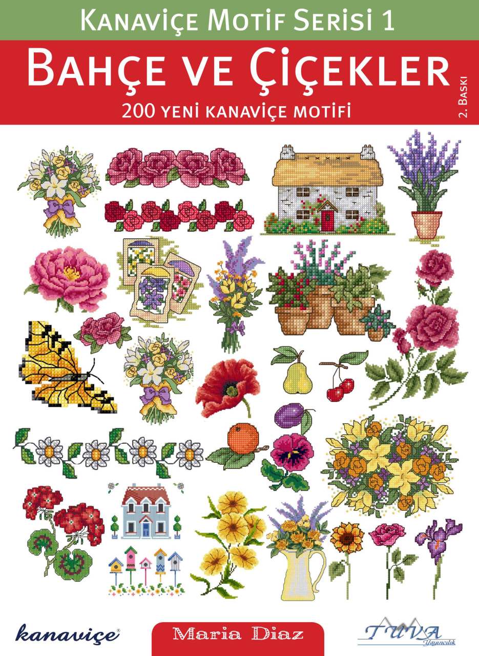 KANAVİÇE MOTİF SERİSİ 1 BAHÇE VE ÇİÇEKLER