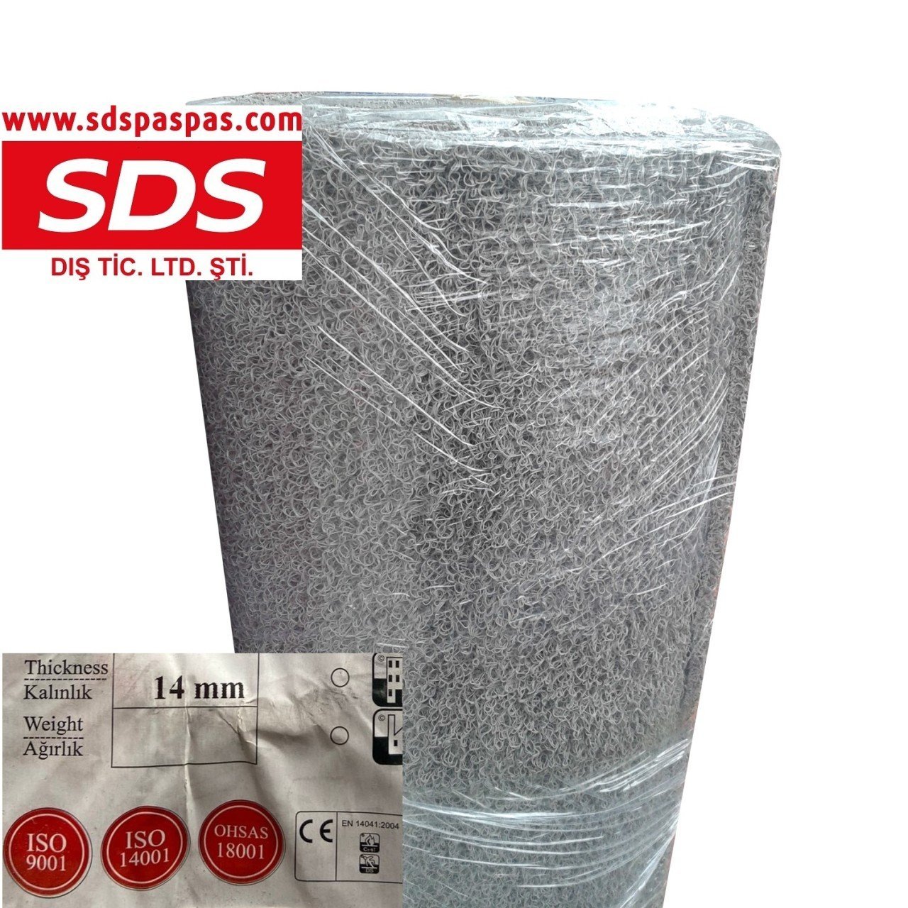 SDS 14 MM KIVIRCIK PASPAS 1 METRE X 15 M