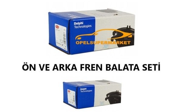 Opel Astra J 1.6 Dizel Ön Ve Arka Fren Balatası Delphi