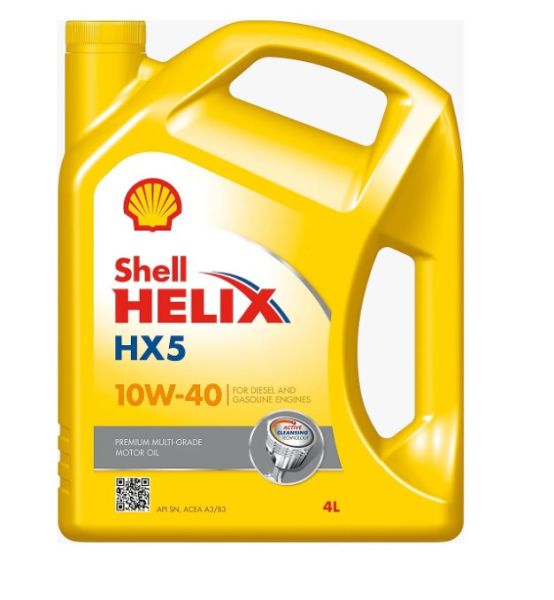 SHELL 10W40 Helix HX5 10W-40 4 Litre Motor Yağı