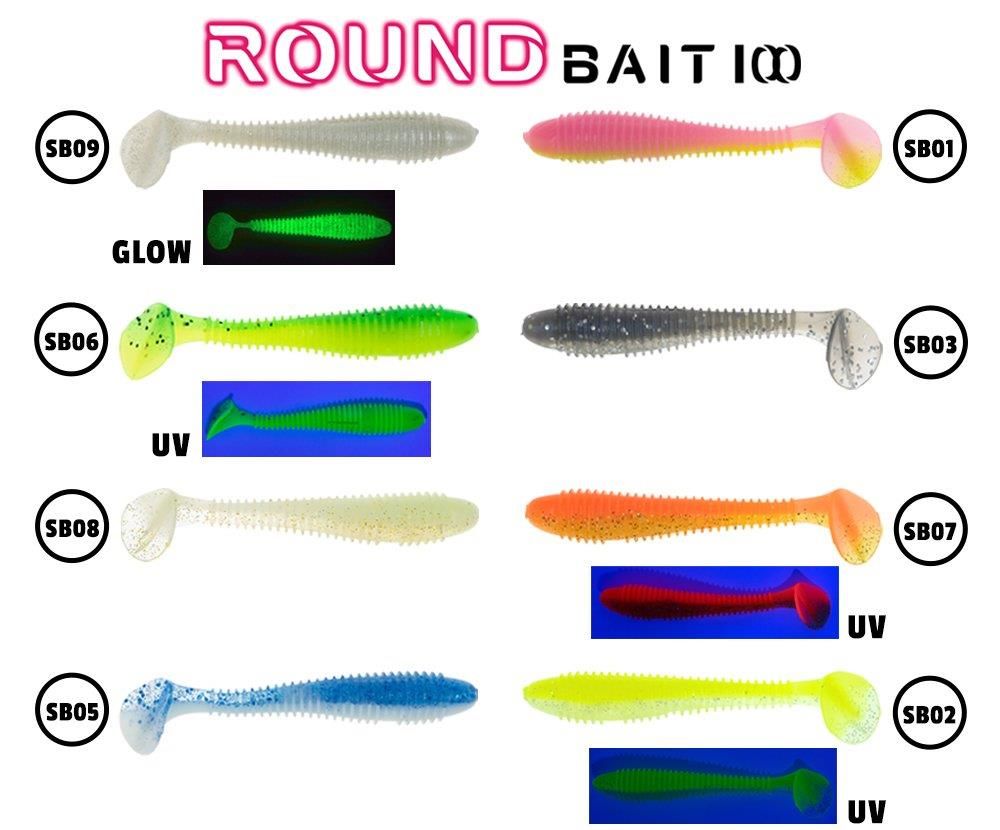 Fujin Round Bait 100mm Silikon Balık 3 ADET